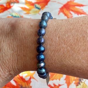 LAST ONE👛👛 NWT GENUINE TAHITIAN 9MM X 8 MM PEARL BRACELET